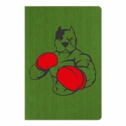 Блокнот з принтом Pitbull Boxing Logo - PrintSalon
