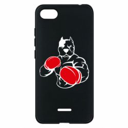 Чохол для Xiaomi Redmi 6A Pitbull Boxing Logo - PrintSalon