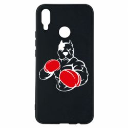 Чохол для Huawei P Smart Plus 2018 Pitbull Boxing Logo - PrintSalon