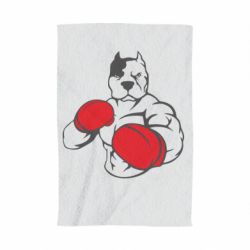 Рушник з принтом Pitbull Boxing Logo - PrintSalon