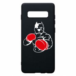 Чохол для Samsung S10+ Pitbull Boxing Logo - PrintSalon