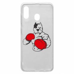 Чохол для Samsung A20 Pitbull Boxing Logo - PrintSalon