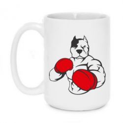 Чашка 420ml Pitbull Boxing Logo - PrintSalon
