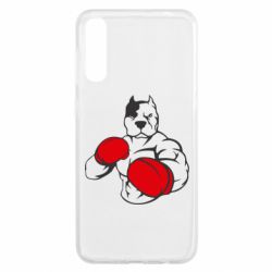 Чохол для Samsung A50 Pitbull Boxing Logo - PrintSalon