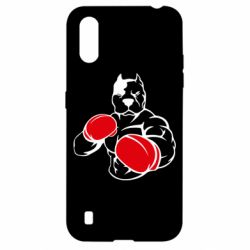 Чохол для Samsung A01 / M01 Pitbull Boxing Logo - PrintSalon