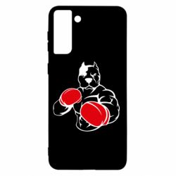 Чохол для Samsung S21+ Pitbull Boxing Logo - PrintSalon