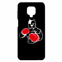 Чохол для Xiaomi Redmi Note 9S / 9Pro / 9Pro Max Pitbull Boxing Logo - PrintSalon