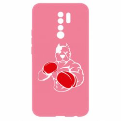 Чохол для Xiaomi Redmi 9 Pitbull Boxing Logo - PrintSalon