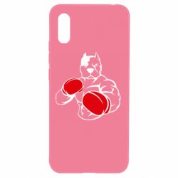 Чехол для Xiaomi Redmi 9a Pitbull Boxing Logo