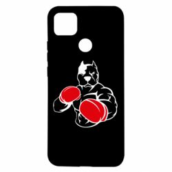 Чохол для Xiaomi Redmi 9c Pitbull Boxing Logo - PrintSalon