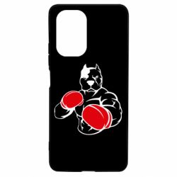 Чохол для Xiaomi Poco F3/K40 Pitbull Boxing Logo - PrintSalon