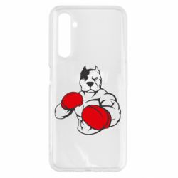 Чохол для Realme 6 Pitbull Boxing Logo - PrintSalon