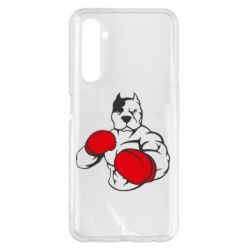 Чохол для Realme 6 Pro Pitbull Boxing Logo - PrintSalon