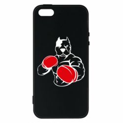 Чохол для iphone 5/5S/SE Pitbull Boxing Logo - PrintSalon