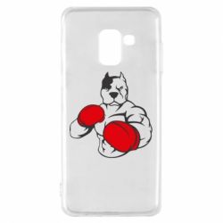 Чохол для Samsung A8 2018 Pitbull Boxing Logo - PrintSalon
