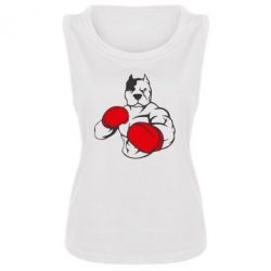 Майка жіноча Pitbull Boxing Logo - PrintSalon
