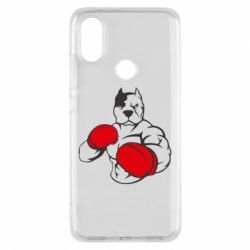 Чохол для Xiaomi Mi A2 Pitbull Boxing Logo - PrintSalon