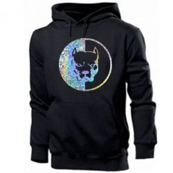 Мужское худи Pitbull голограмма - PrintSalon