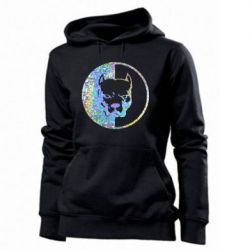 Женское худи Pitbull голограмма - PrintSalon