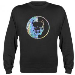 Cвитшот Pitbull голограмма - PrintSalon