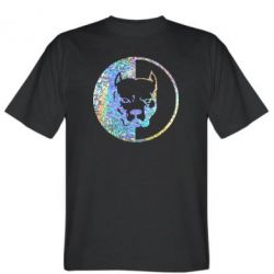 Мужская футболка Stedman Pitbull голограмма - PrintSalon