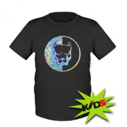 Детская футболка Pitbull голограмма - PrintSalon
