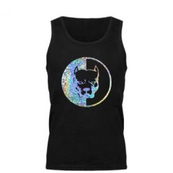 Мужская майка Pitbull голограмма - PrintSalon