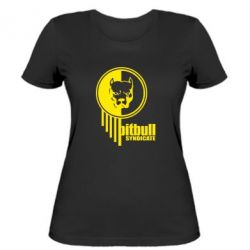 Женская футболка Pitbull loco - PrintSalon