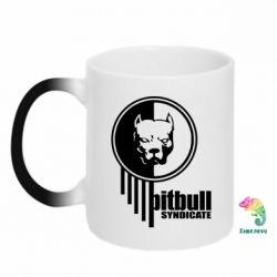 Чашка-хамелеон Pitbull loco - PrintSalon