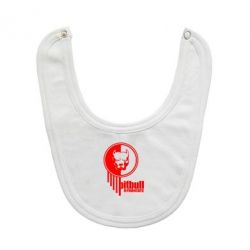 Слюнявчик  Pitbull loco - PrintSalon