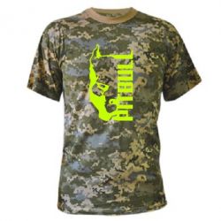 Камуфляжная футболка Pitbull - PrintSalon