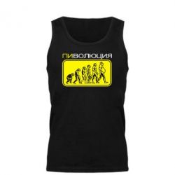 Мужская майка Пиволюция - PrintSalon