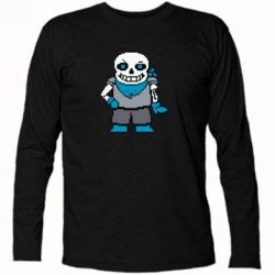 Футболка с длинным рукавом Pixel Sans - PrintSalon