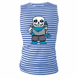 Майка-тельняшка Pixel Sans - PrintSalon