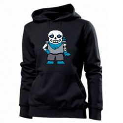 Женское худи Pixel Sans - PrintSalon