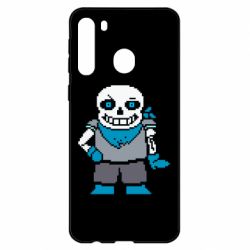 Чехол для Samsung A21 Pixel Sans - PrintSalon