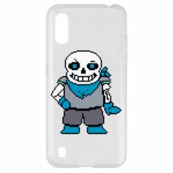 Чехол для Samsung A01/M01 Pixel Sans - PrintSalon