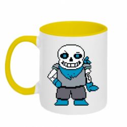 Чашка двокольорова Pixel Sans