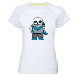 Женская футболка для спорта Pixel Sans - PrintSalon