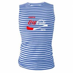 Майка-тельняшка Пийте Coca, іжте Сало - PrintSalon