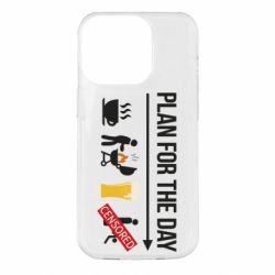 Чехол для iPhone 14 Pro План на день - PrintSalon