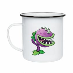 Кружка емальована Planta carnivora - PrintSalon