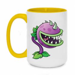 Чашка двокольорова велика Planta carnivora - PrintSalon