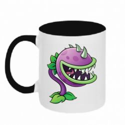 Чашка двокольорова Planta carnivora - PrintSalon