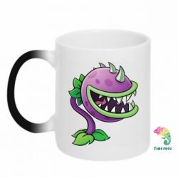 Чашка-хамелеон Planta carnivora - PrintSalon