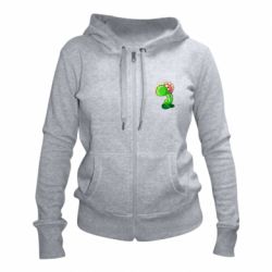 Жіноче худі на блискавці Plants flower - PrintSalon