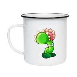 Кружка емальована Plants flower - PrintSalon