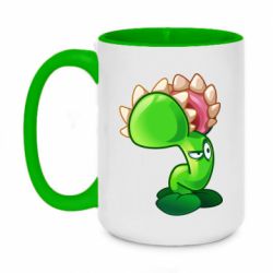 Чашка двокольорова велика Plants flower - PrintSalon