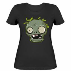 Женская футболка Plants vs zombie head - PrintSalon