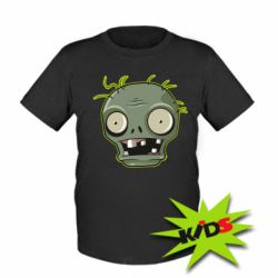Детская футболка Plants vs zombie head - PrintSalon